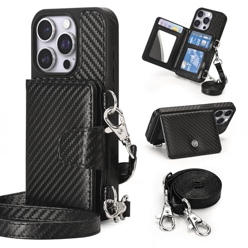 Coque bandoulière iPhone 15 Pro Max Arae pour garder les mains libres en voyage et shopping