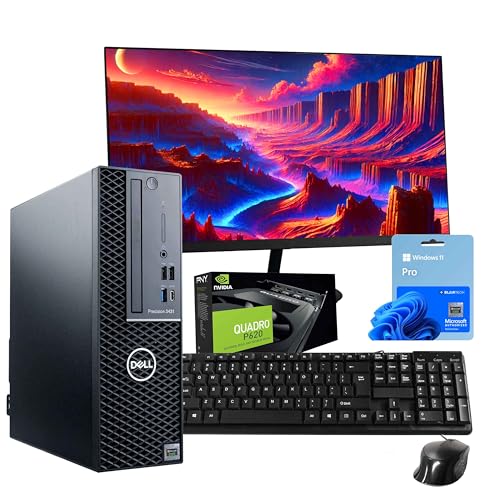Dell Precision Desktop with Quadro GPU and Monitor