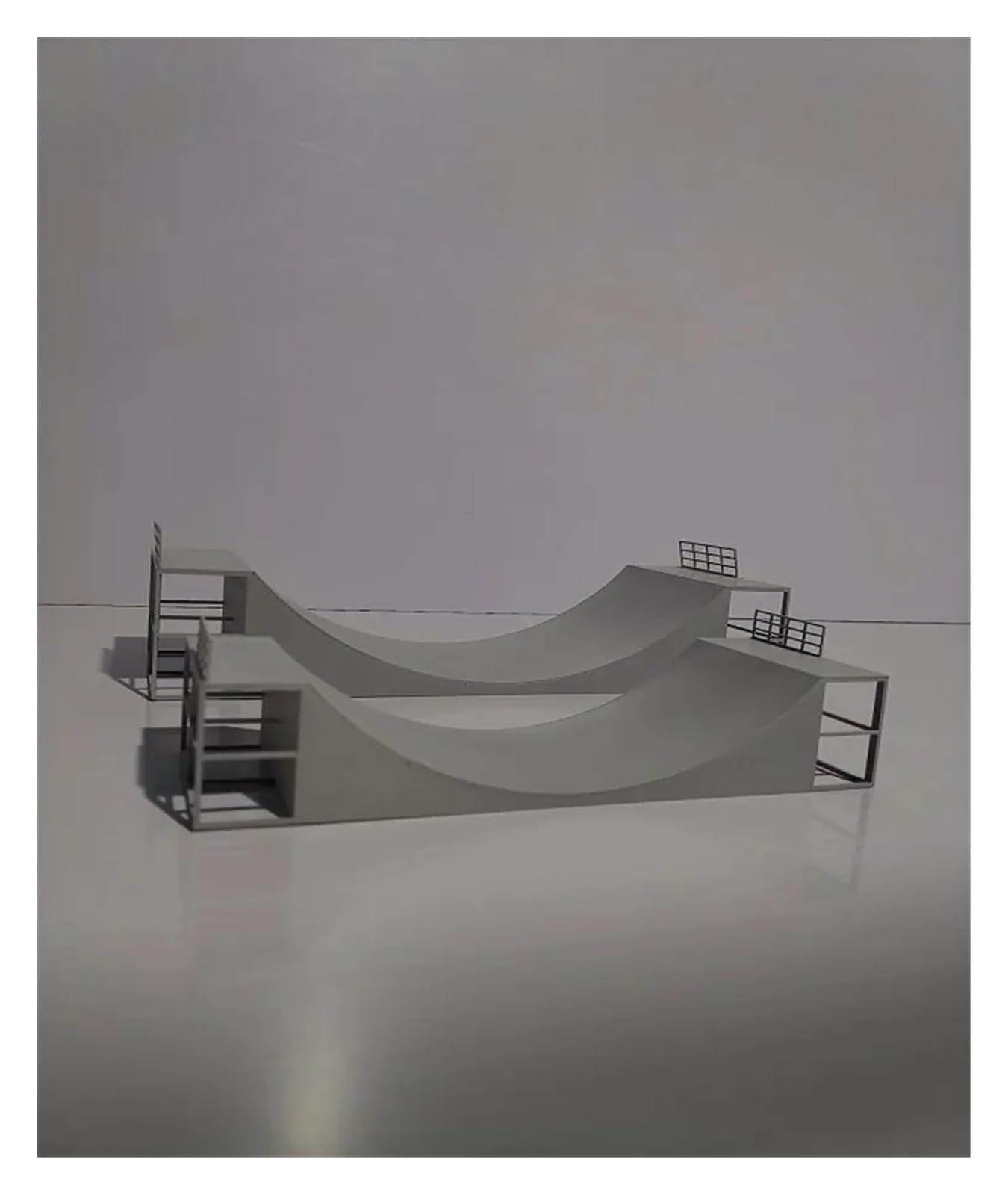 Modelarstwo 1/87 Model pociągu Ho skala miniaturowy Skatepark piaskownica stołowa akcesoria zestawy do budowania modeli Handmade DIY do układu diorama