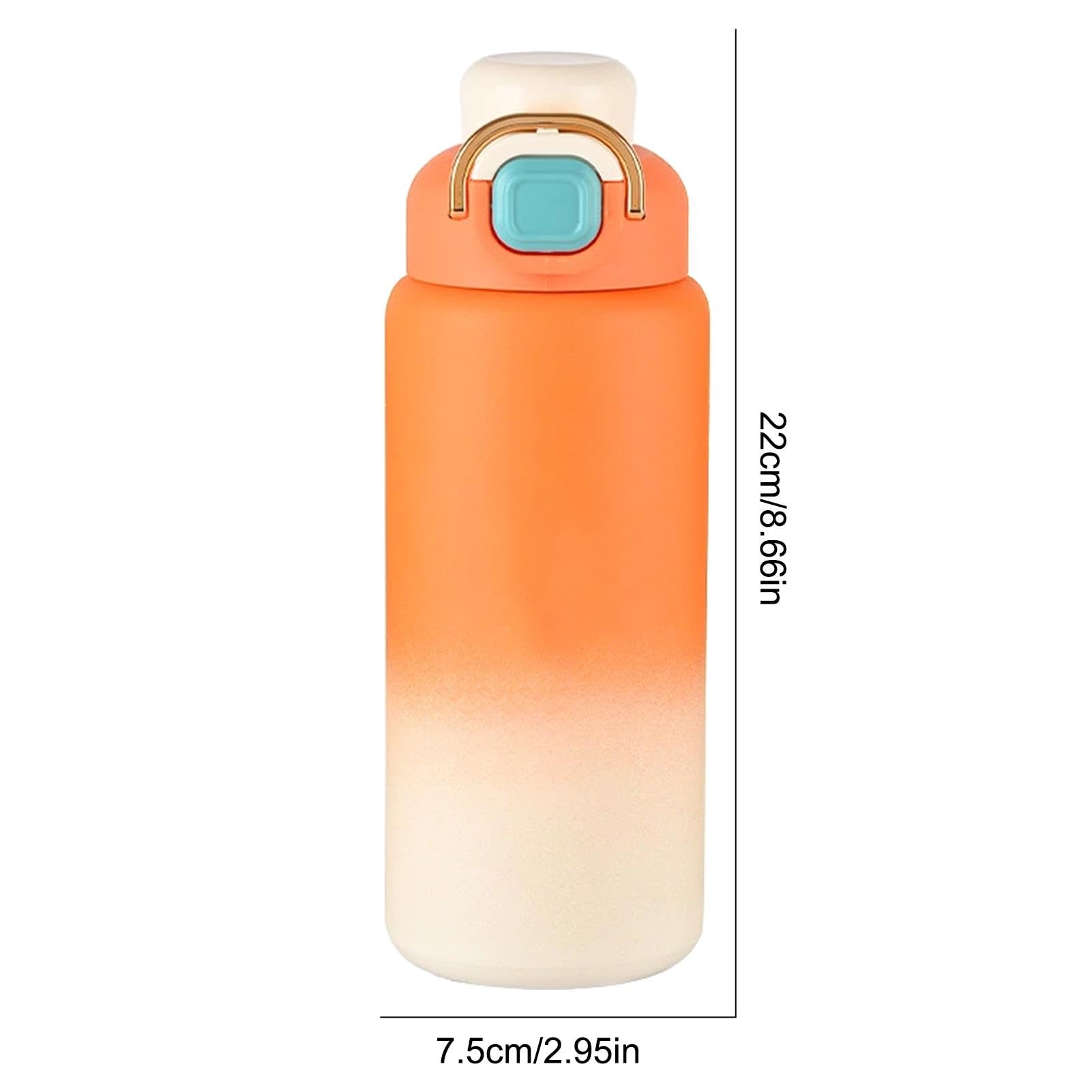 Borraccia Per Acqua Isolata 650ml Grande Bottiglia Portatile Con Cannuccia | Fiaschetta Impermeabile Da Esterno Per Bambini Scuola Ragazze Uomini Palestra Caffè Donne Sport Viaggio Esterno