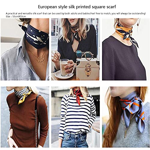 28 façons d'utiliser ce foulard cravate rétro écharpe multi-usage
