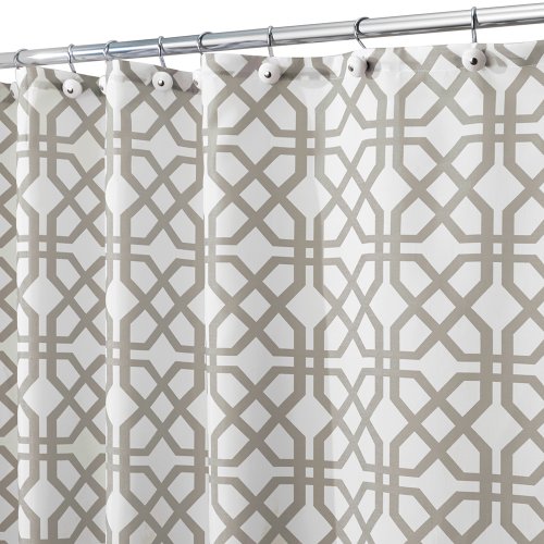 iDesign Trellis Fabric Shower Curtain - 72