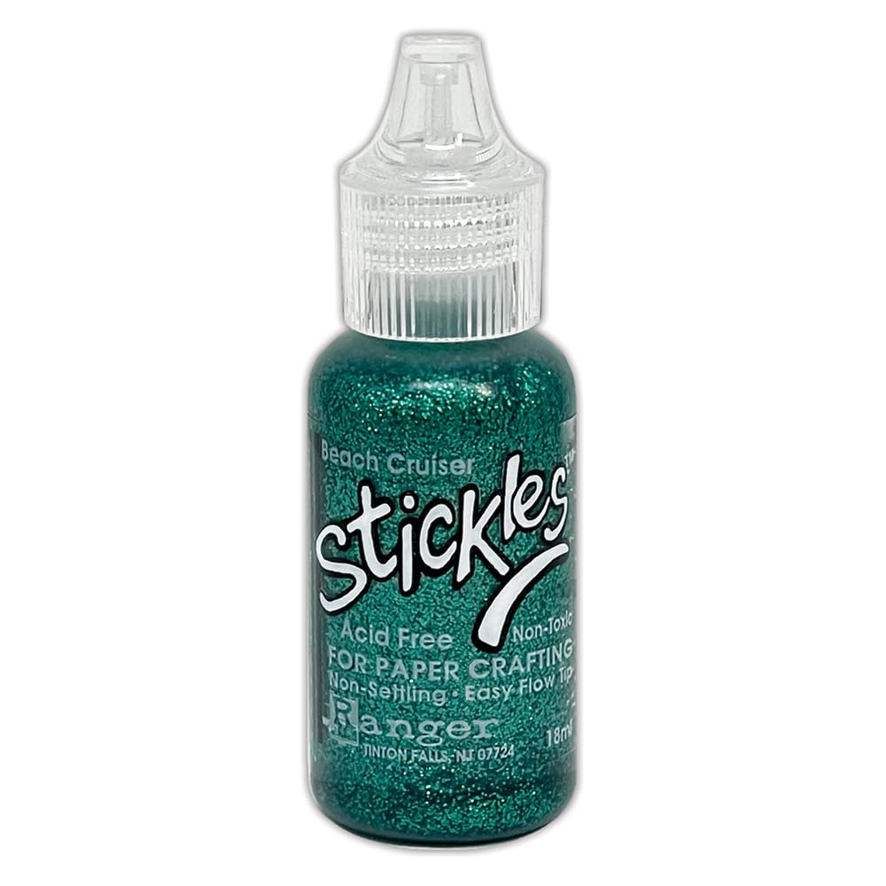 Beach Cruiser Stickles Glitter Glue, Green