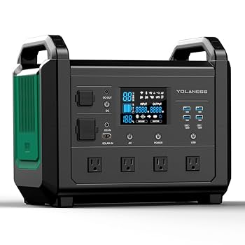 Amazon.co.jp: YOLANESS ポータブル電源 1536Wh/1600W 120分満