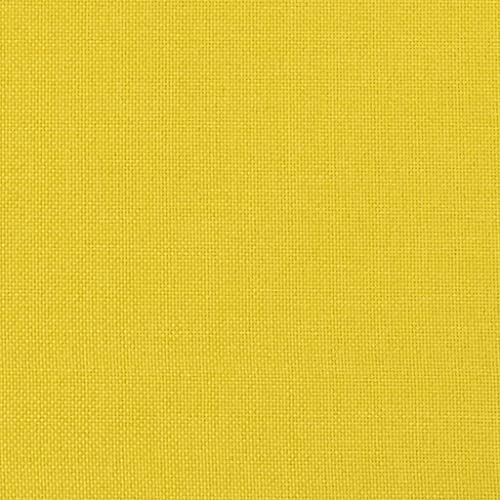 KATERYY 3-Sitzer-Sofa mit Hocker Hellgelb 180 cm Stoff Möbel Wohnzimmer – Bild 8