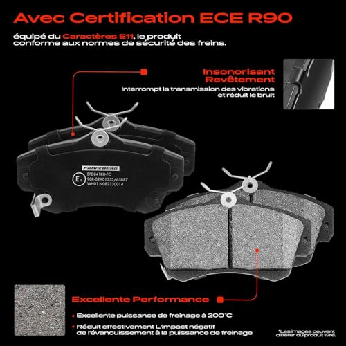 Kit de plaquettes de frein avant Frankberg pour PT Cruiser 4x - 3