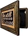 Bellewood Designs Hidden Gun Storage Cabinet Bible Verse Decorative & Secure Wall-Mounted Gun Cabinet - Be Still and Know That I am God Psalm 46:10 Gun Safe