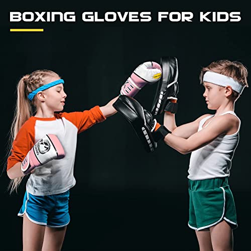 Image of CKE Kids Boxing Gloves for Kids Boys Girls Junior Youth Toddlers Age 5-12 Years Training Boxing Gloves for Punching Bag Kickboxing Muay Thai