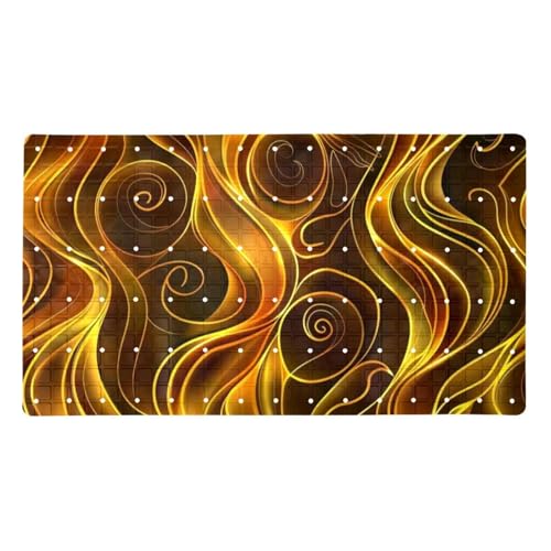 Alfombrilla antideslizante bañera de material PVC premium con diseño extralarga 2