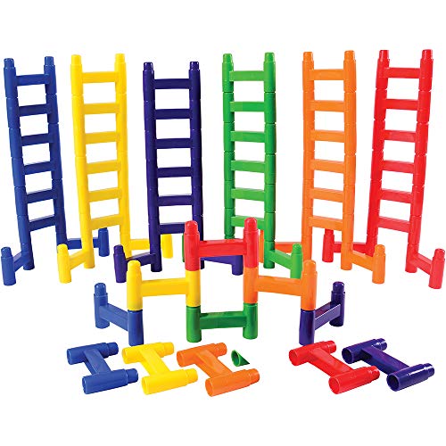Constructive Playthings JTM-33 3 L. x 2 W. Connecting Ladder Links Activity 60 pc. Set for Ages 18 Months and Up Constructive Playthings JTM-33 3" L. x 2" W. Connecting Ladder Links Activity 60 pc. Set for Ages 18 Months and Up