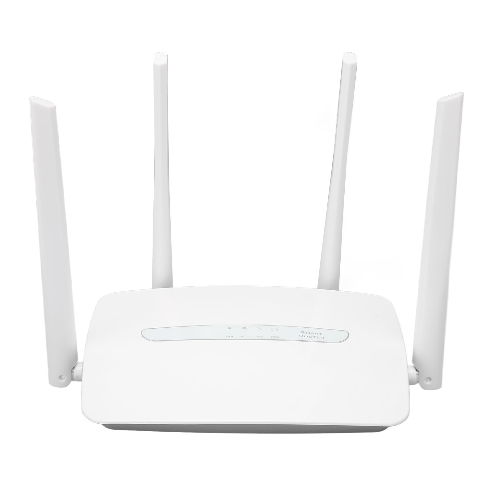 Zewnętrzny Router Wi-Fi CPE 4G, Router Internetowy 3G 4G LTE 150 Mb/s z Gniazdem Karty SIM, 4 Anteny Zewnętrzne, do 32 Użytkowników WIFI, z Portem WAN LAN, Zapewniający Zasięg