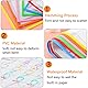 JOYBOY Dry Erase Taschen,Trocken Abwischbare Taschen,12 Farben Abwischbare Durchsichtige Tasche mit 12 Stifthalter,8 Radiergummi und 4 Metallösen,Schreibwaren Lieferungen für Büro und Schule