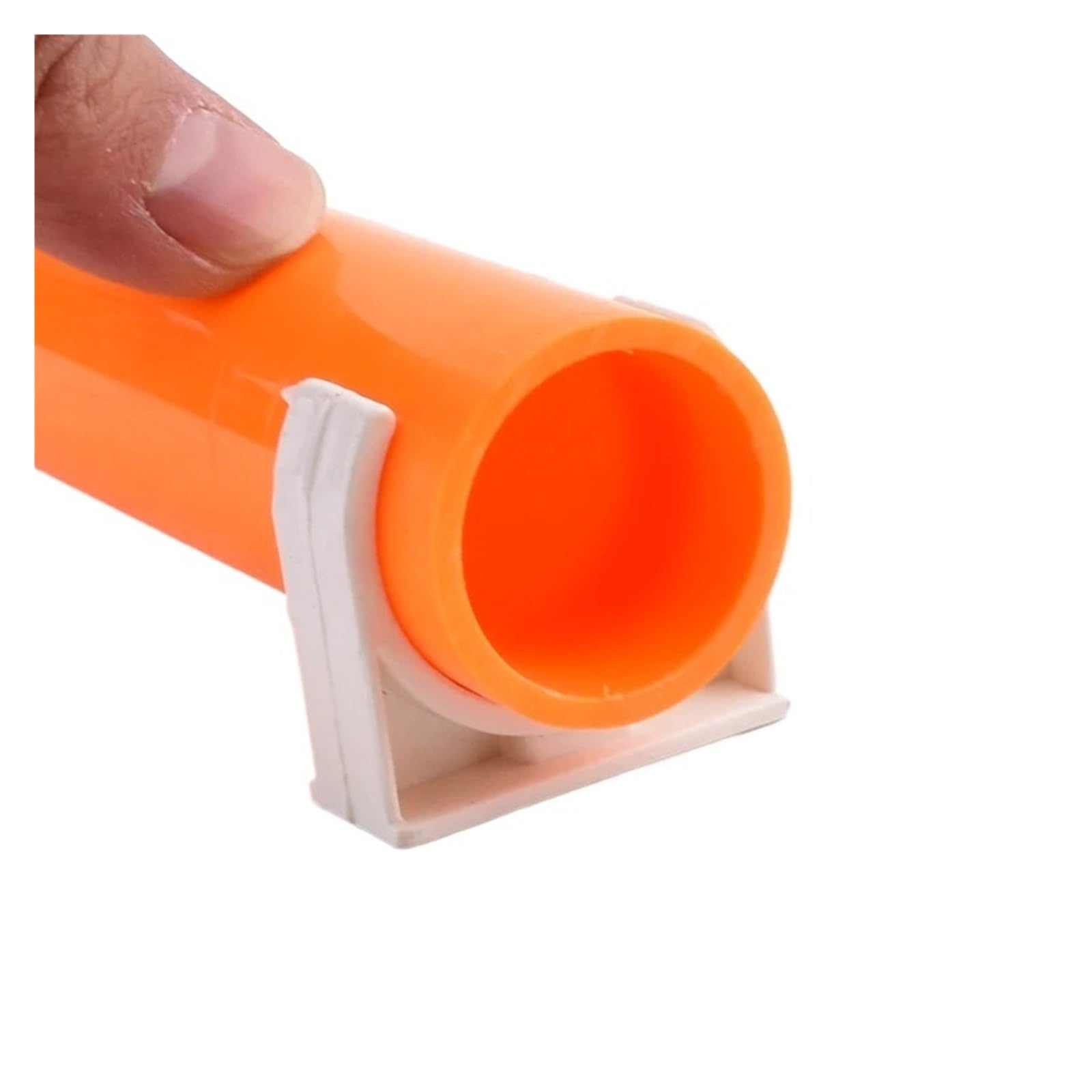 2~50 Stück 20~50 mm weiße PVC-Rohrschelle, Wasserversorgung, Gartenbewässerung, Rohrschelle(Size 50mm,50 Pieces)