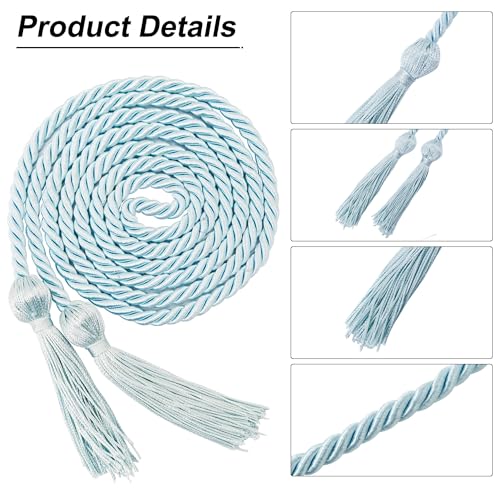 Image of GraduationMall Graduation Honor Cord 68 inch Sky Blue