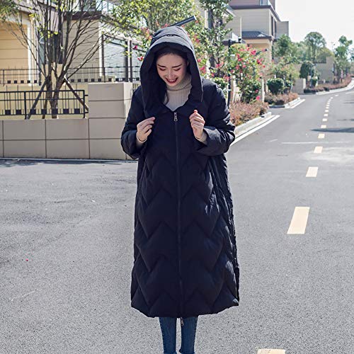 ホームアクセサリーダウンジャケットレディースロングコート  ダウンジャケットレディースフード付き冬ロングレディースコートルーズで繊細で快適フード付き防風肥厚健康と環境保護
