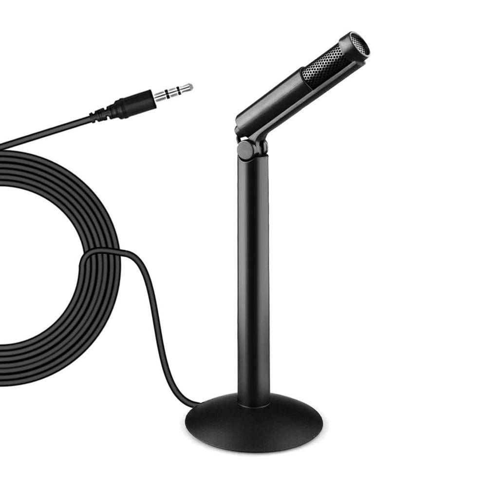 Microphone pour PC portable filaire polyvalent pour enregistrement