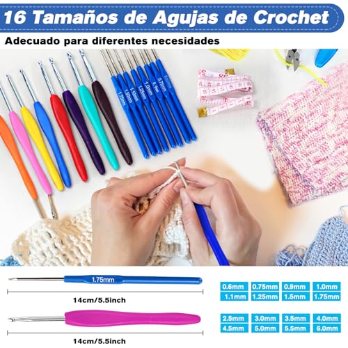 Reviews de Kits para tejer con aguja de lengüeta Top 10. 24 Kits para tejer con aguja de lengüeta marca Spardar (3)