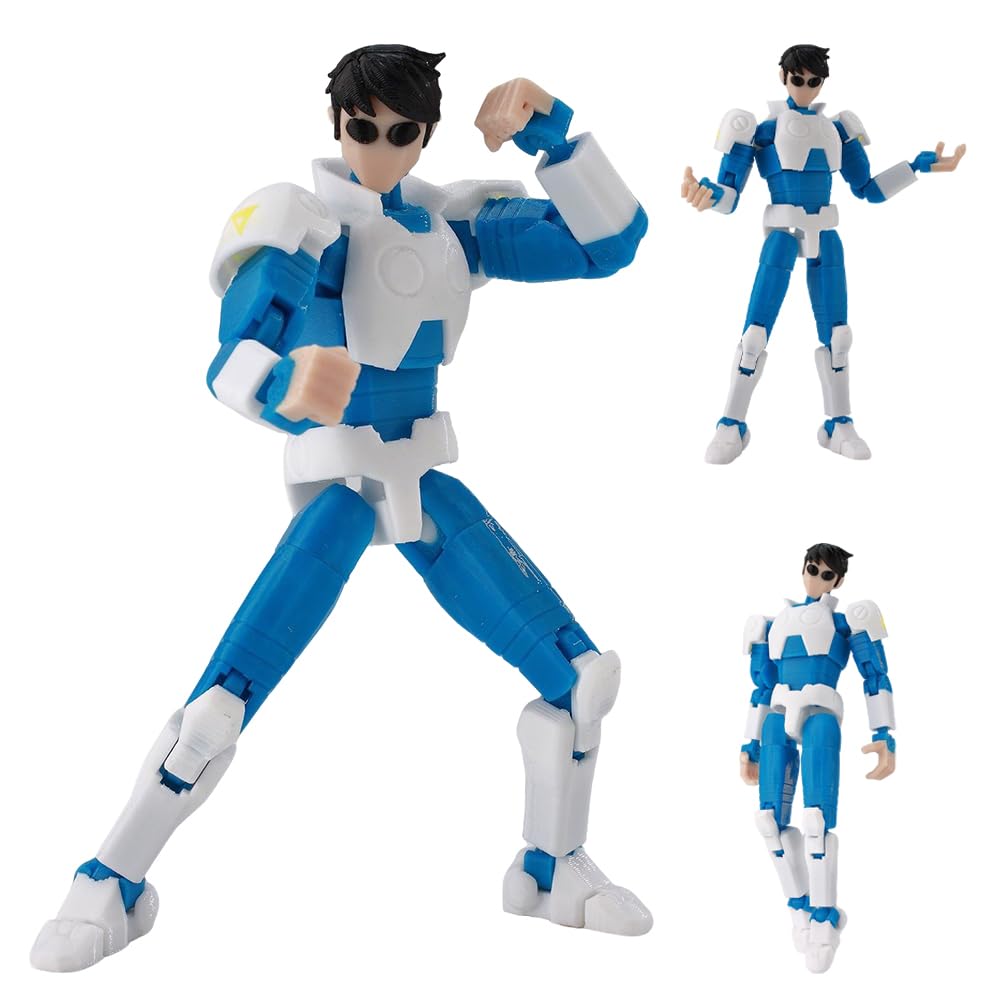 Zhongkaihua Mark Grayson F Figure, 14cm Posable 3D Printed Action Figure with Interchangeable Hands, Anime Model Statue Collectible Desk Decoration Ornament — image 1