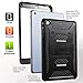 ULAK iPad Mini Case [KNOX ARMOR] Full-Body Rugged Hybrid Protective Case Kickstand for Apple iPad Mini 1/2/3 with Built-in Screen Protector (Black)