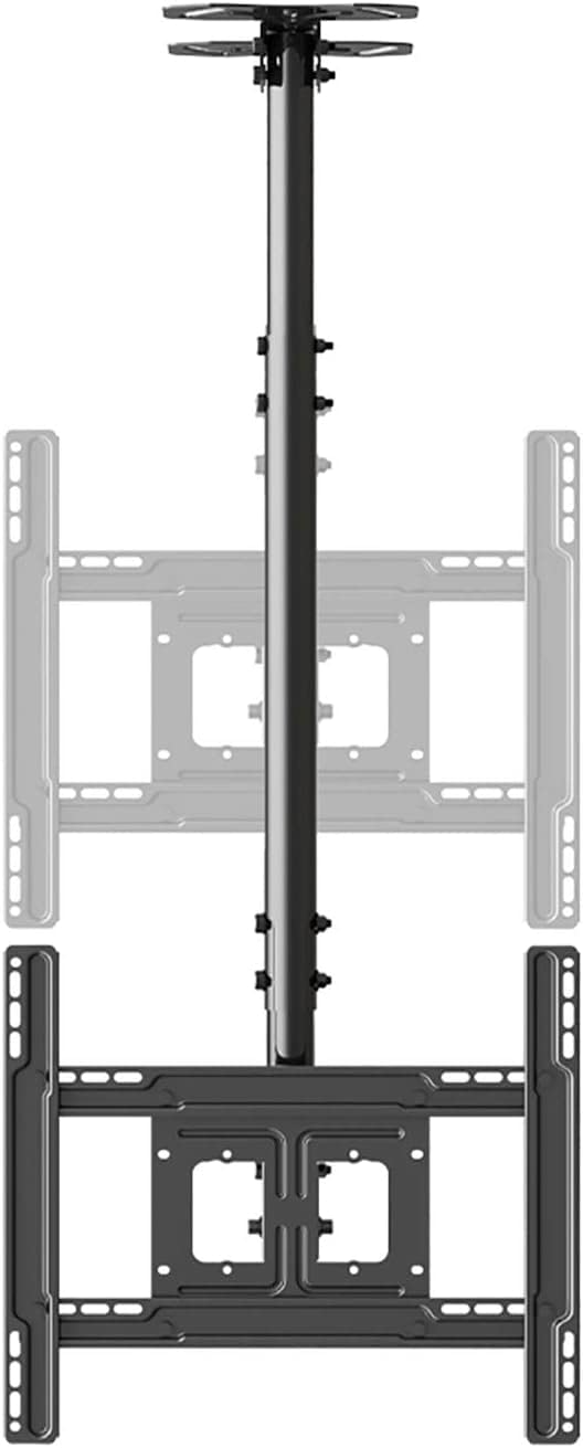 HPTHLY Ceiling Tv Mount Bracket For 32 65 Inch Flat Panel Tvs Adjustable Tilt And Swivel Holds Up To 140 Lbs Tv Stand For Mounting On Ceilings.,