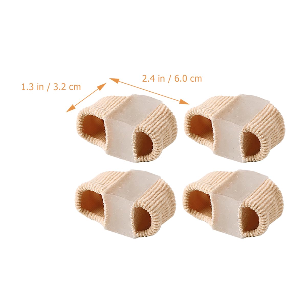 HOMOCONO 4pcs Separators Set Separator for Overlapping Women's Protectors Double-hole Cover Tool