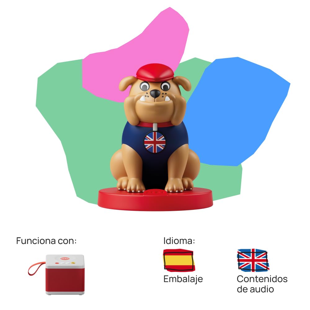FABA Personaje Sonoro – English! Canta y aprende - Música, canciones y sonidos - Juguetes, Contenidos Educativos, En Español, para Niñas y Niños de todas las edades