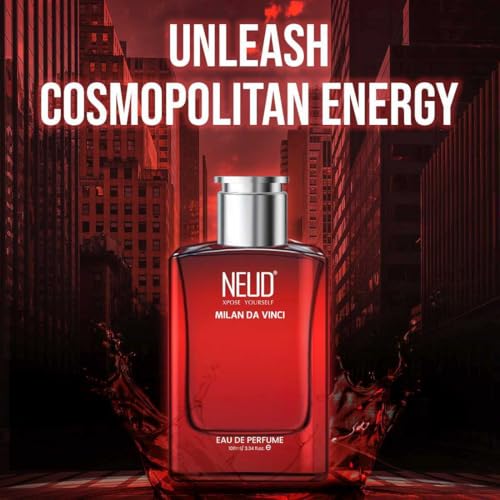 Image of NEUD Luxury Perfume Combo for Men, EDP Gift Set, 100ml x 2 Bottles, Long Lasting Citrus Fragrance