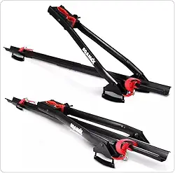 2 Transportadores Bicicleta Teto Velox Aço Eqmax Transbike