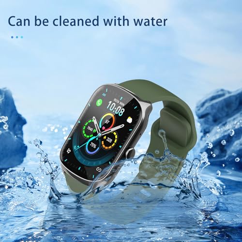 Correa de silicona para STECEi S68 Smartwatch verde miniatura 4