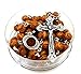 TALISMAN4U CATHOLIC ROSARY NECKLACE Olive Wood Carved Beads With Jerusalem Soil & Cross Crucifix in Gift Box