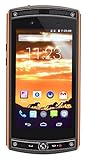 ToughGear™ - Edge Smartphone (4,5 Zoll (11.4 cm) Touch-Display, Android 4.4.2, 16GB Speicher, 13,0 Megapixel Kamera, Dual-SIM, 4G LTE Simlock Frei, Wasserdicht, Staubfest, Stoß und sturzfest) Orange