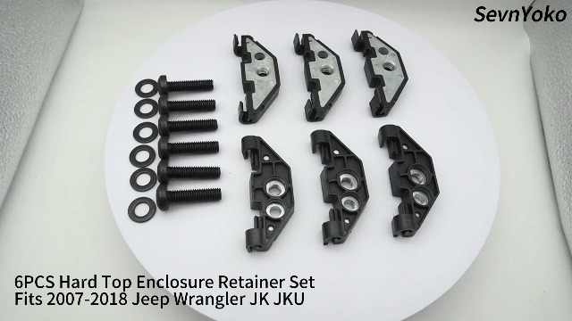 Amazon.com: 6PCS Hard Top Enclosure Retainer Set - Fits 2007-2018