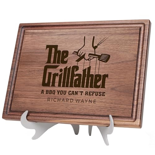 Tabla de cortar personalizada de madera rectangular miniatura 1