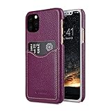 Melkco プレミアムレザーカードスロットバックカバー V2 Apple iPhone 11 Pro (5.8インチ)用 - (パープルLC)