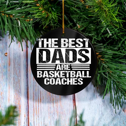 Christmas Ornament - Dad Basketball Coach First Christmas Ornament, Mr & Mrs Ornaments,...