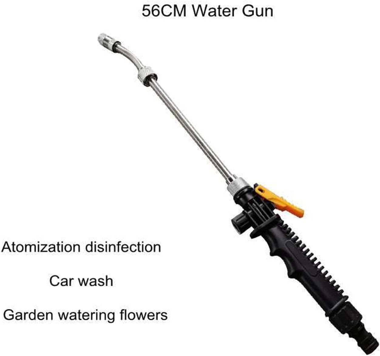 Garden hose spray gun,Hose Pipe Spray Gun,Garden Multi Function Spray Gun,56cm Water Gun Washer Jet Hose Wand Nozzle Sprayer Watering Sprinkler Cleaning Tool