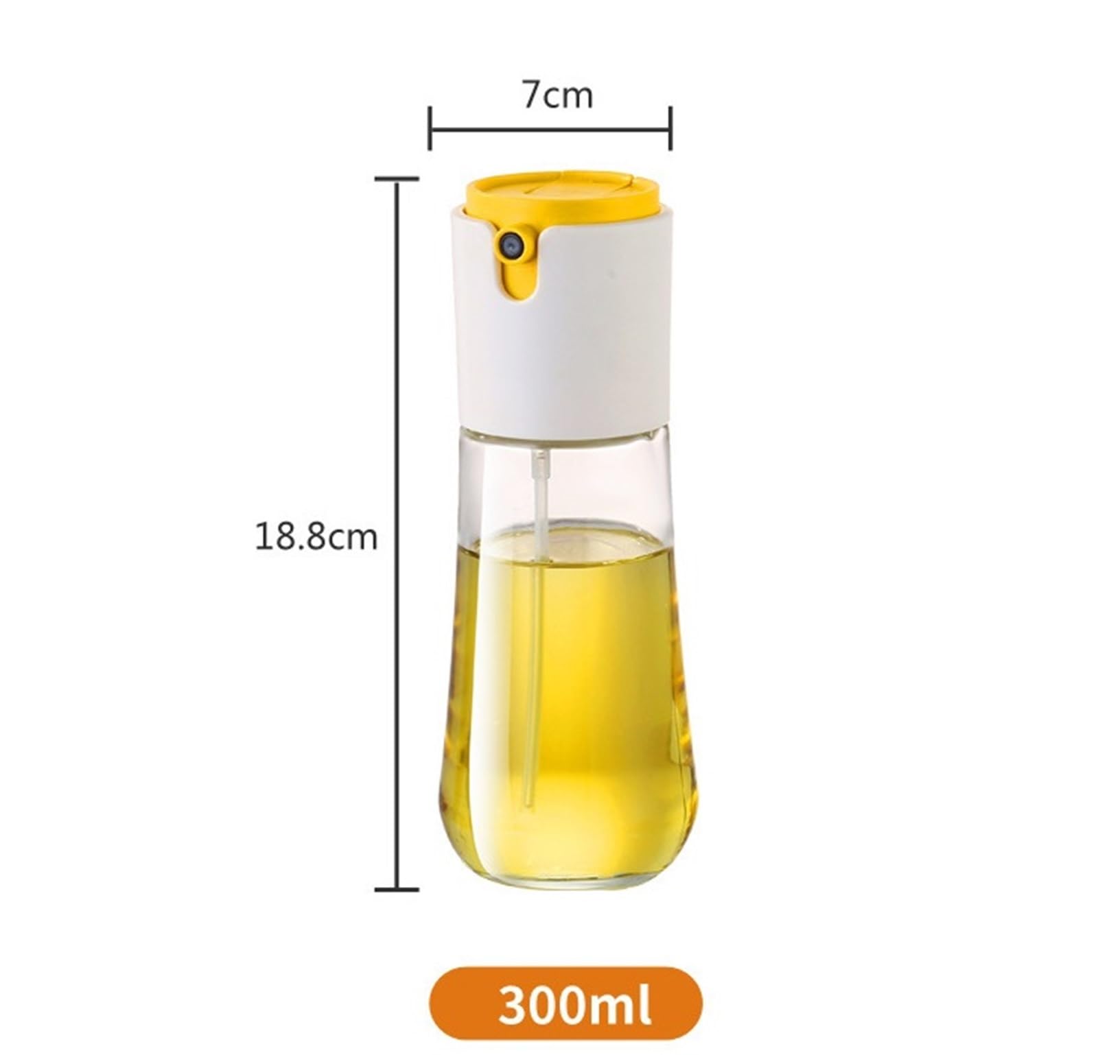 Ölsprüher Für Speiseöl Glasöl-Sprühflasche Mit Push-Typ, Geeignet For Backen, Braten, Grillen, Luftfritteuse Grillen Küche(Grün)