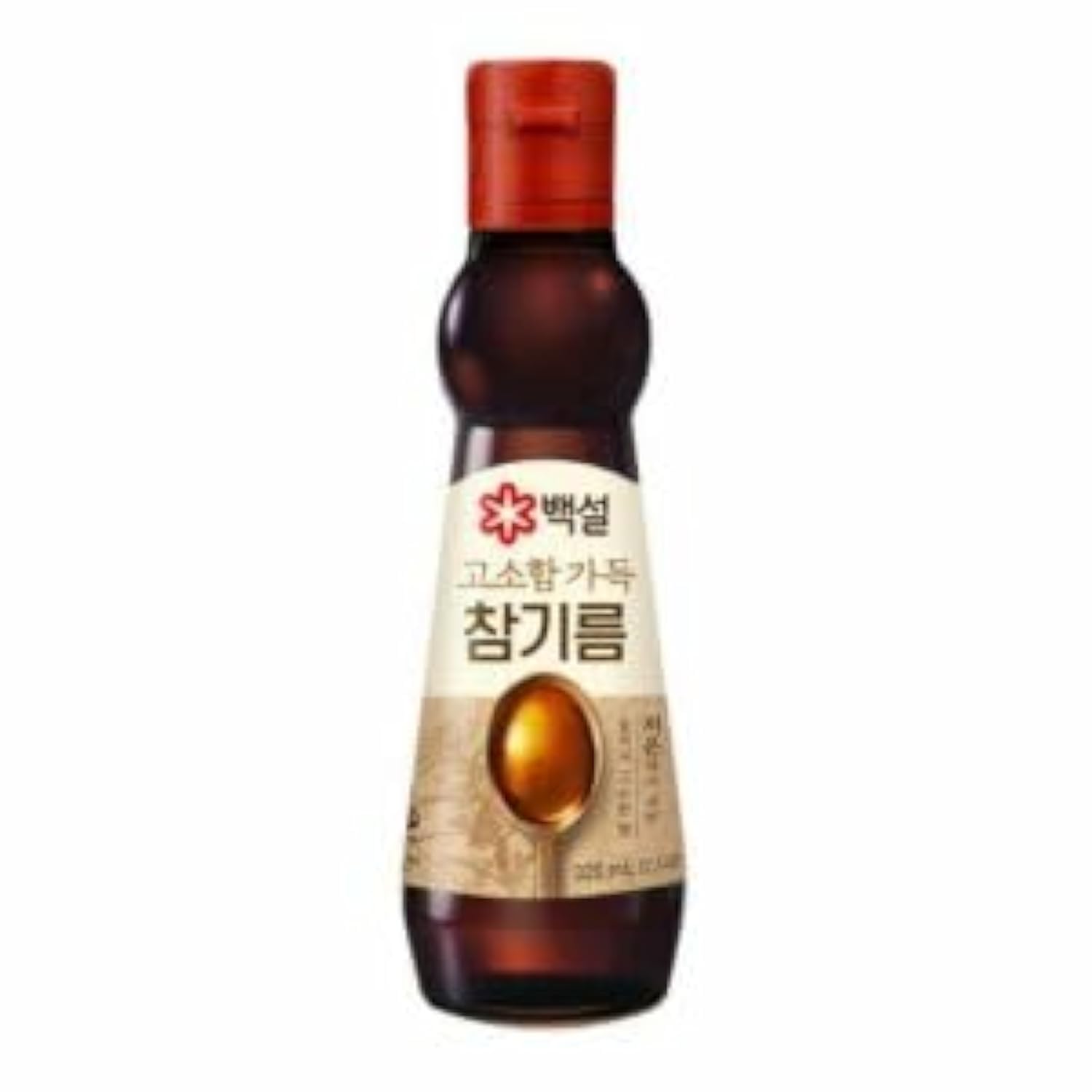 CJ Beksul Premium Pure Sesame Oil, 10.8 fl oz (320ml) - Authentic Korean Toasted Oil for Stir-Fry, Salads & Asian Dishes