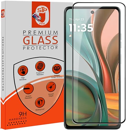 Image of Premium HD+ Tempered Glass Screen Protector Guard Compatible For Motorola Moto G62 / G54 / G73 / G32 / G14 (6.5 Inch, Pack of 1) | Edge to Edge Coverage With Easy to installation kit