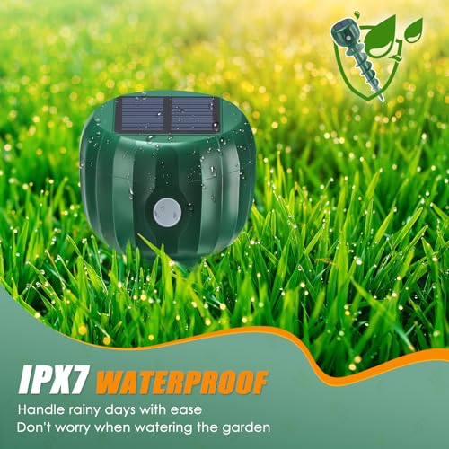 Letyet QMR01-B Mole Repellent Solar Powered thumb #6
