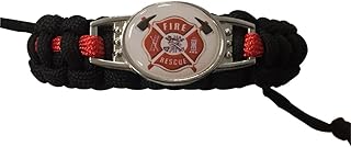 Firefighter Bracelet, Firefighting Bracelet, Firefighter Paracord Gift Makes for Firefighter or Firefighter Wife