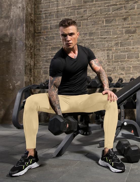 SPVISE Compression Pants Men Leggings for Sports Gym Cool Dry Athletic Tights Base Layer for Running Football Basketball Yoga - Image 3