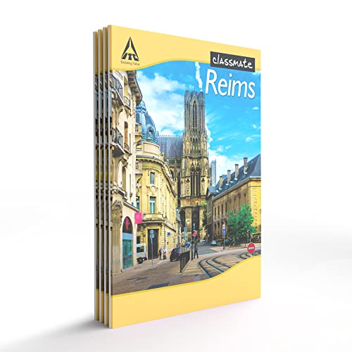 Classmate Notebook - Single Line, 120 Pages, 240 mm x 180 mm - Pack Of 4 [Cover page design might vary] (Image - 1)