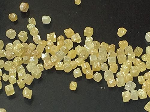 Women's 2-3mm Black Perfect Cube Rough Diamonds, Undrilled Natural Black Raw Diamond Box Bead, Loose Raw Uncut Diamond Cubes (5Pc To 20Pcs)3