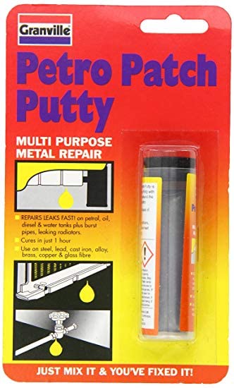 2x Granville Petro Patch Putty Fuel Tank Metal Repair Gearbox Crank Case 0455