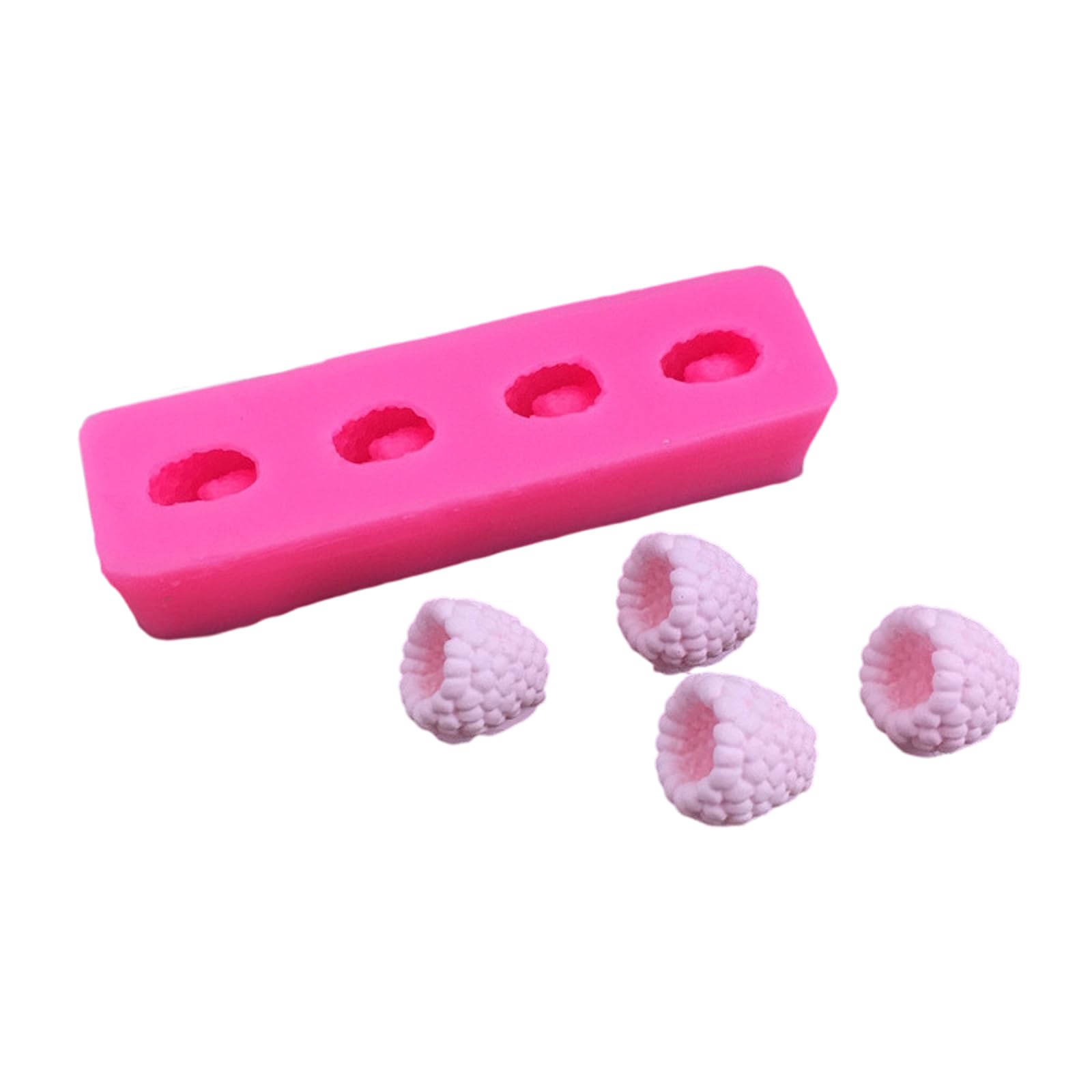 Xinsheinelry And Raspberry Silicone Baking Molds Party Dessert Great for Treats and Party Decorations Heart Molded Baking