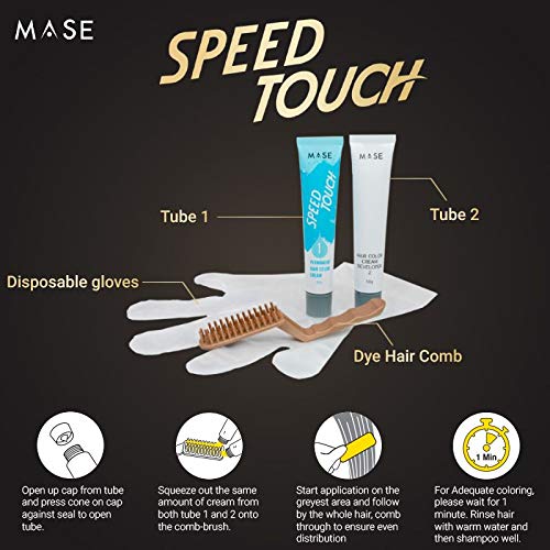 Miniatura 5 de Tinte para el cabello de 10 minutos, vino burdeos, alternativa natural al color de cabello con henna, cobertura gris para mujeres y hombres, sin