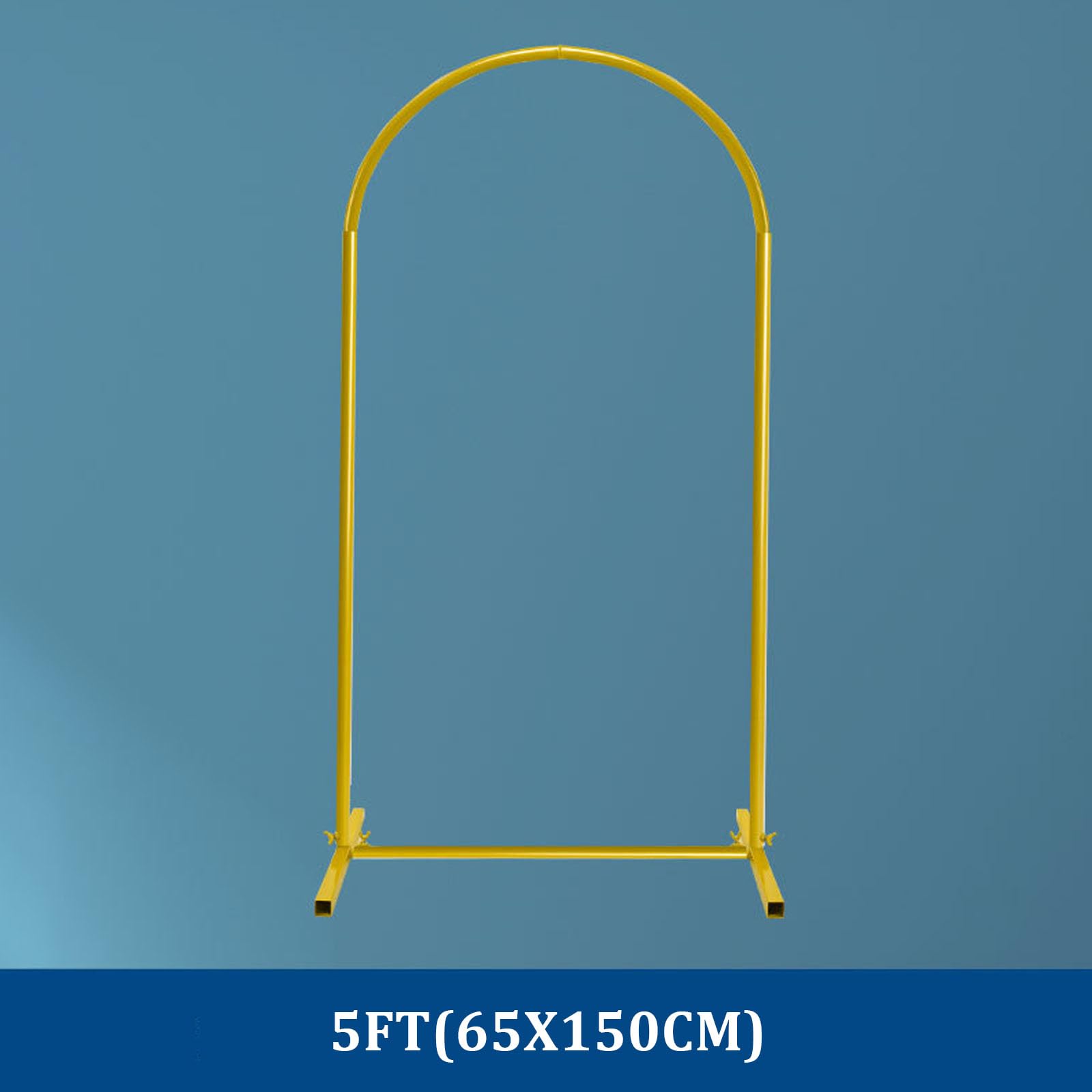 Supporto per arco nuziale in metallo con parte superiore curva per cerimonia, struttura per fiori per piante rampicanti da giardino, perfetto per matrimoni e feste di compleanno