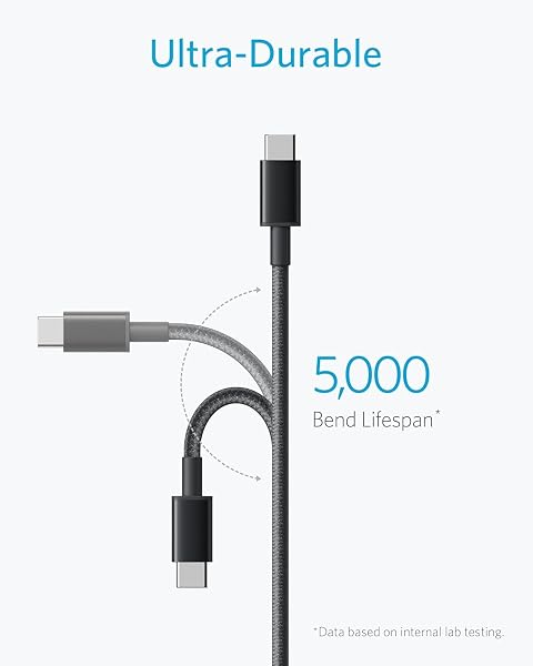 Anker USB A to USB C Cable, USB to USB C Cable (2-Pack, 3 ft, Black) - 3