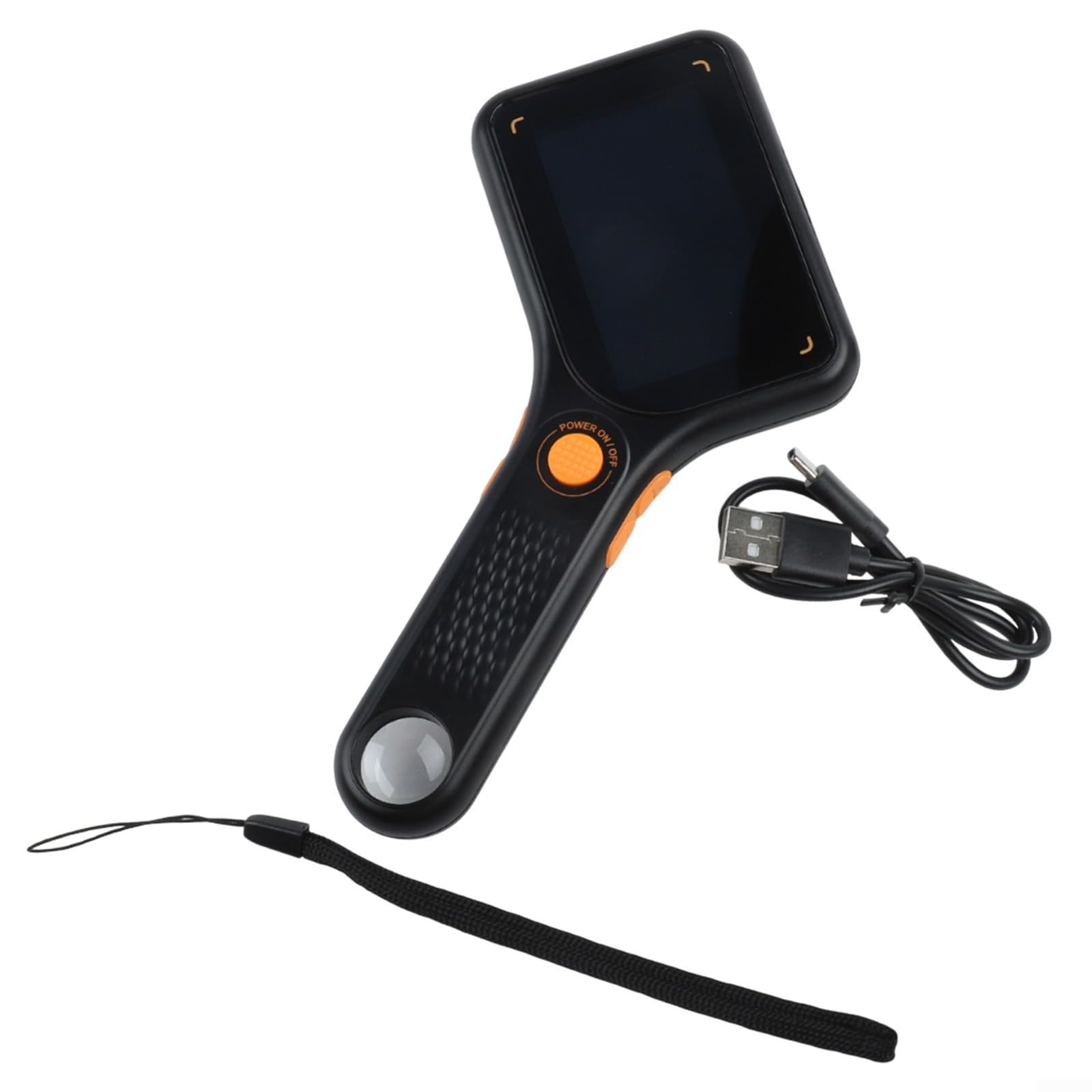 Microscopio digital de bolsillo 500X con pantalla IPS de 3 pulgadas y 8 luces LED para coleccionistas, lupa USB portátil para joyeros, inspección de tricomas